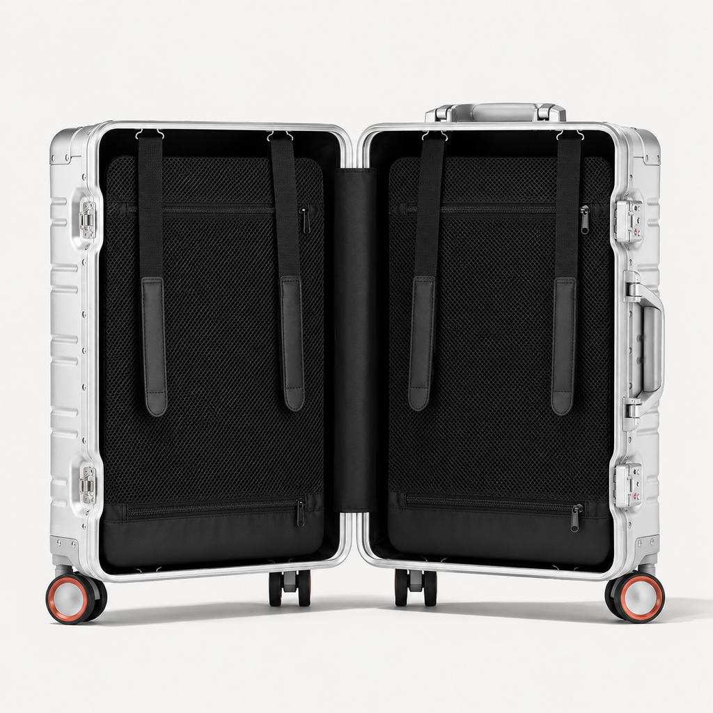 Valise Cabine Solide en Aluminium, DEMNNA Voyage One, 55x35x25