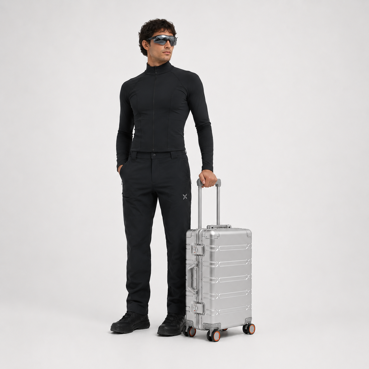 Valise Cabine Solide en Aluminium, DEMNNA Voyage One, 55x35x25